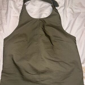 Olive Green Halter Top